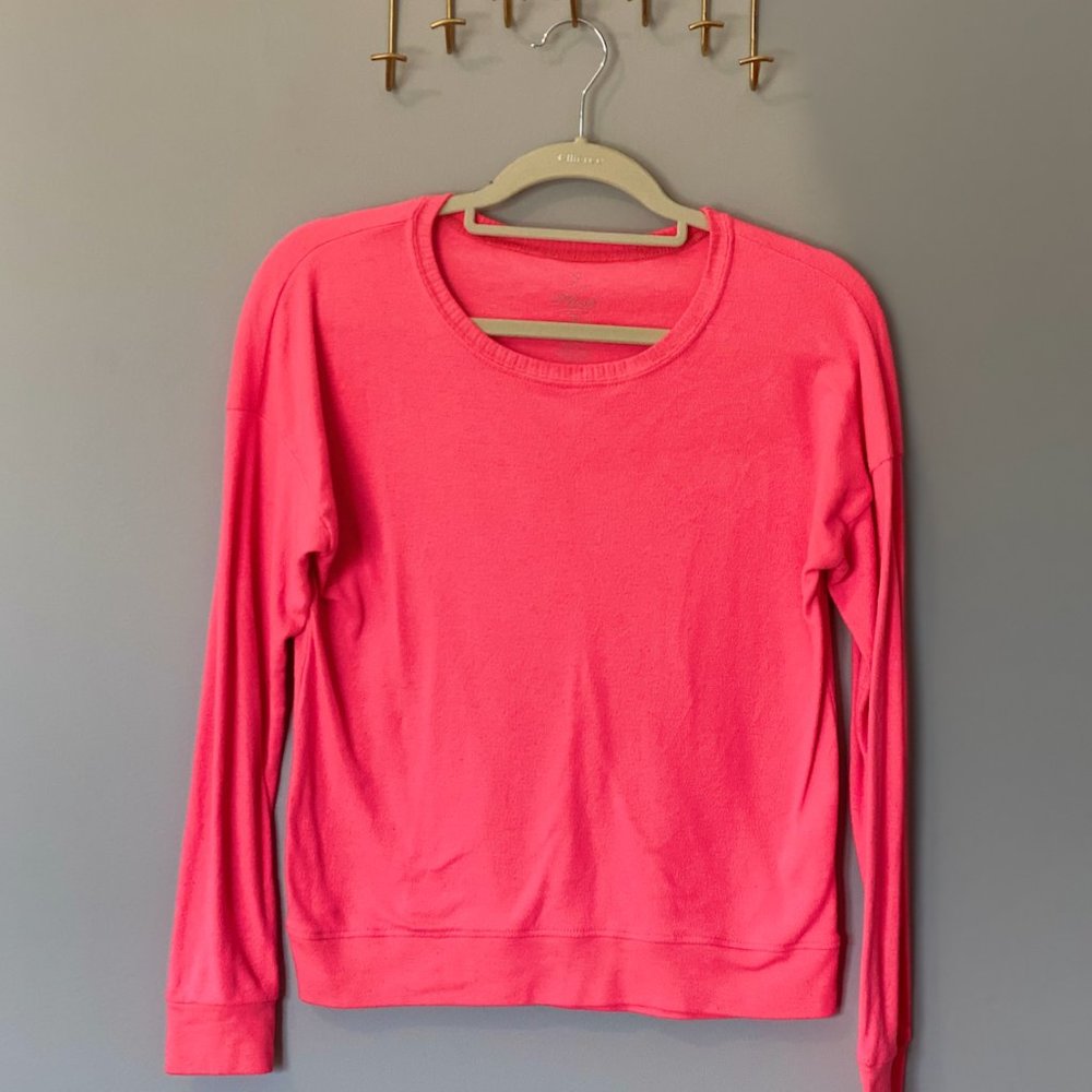 NEON PINK Long Sleeve Top